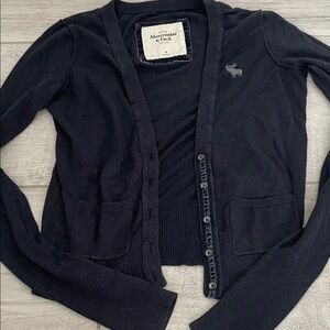 Abercrombie & Fitch Women's Navy Cardigan